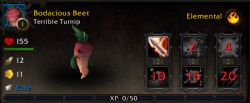 I completely forgot this is what I named my Terrible Turnip in WoW until it came up with in the pet randomizer add-on I have. tbh, I&rsquo;m pretty proud of my year-or-so-ago self for this pun, even though turnips and beets aren&rsquo;t the same thing