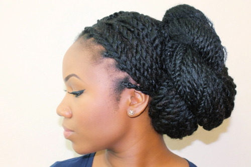 Natural twist hairstyles black women