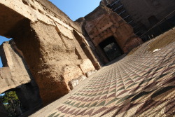 last-of-the-romans:  The Baths of Caracalla Elaborate public baths constructed by the Emperor Caracalla around 216 CE, were a center of Roman social life and one of the great engineering triumphs of the 3rd Century. Sprawling over some 33 acres on Rome’s