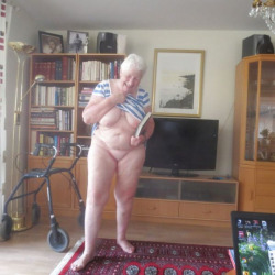 Granny showing off her mature sexy body!Meet sexy single older women here!