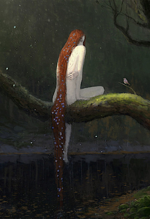 mermaidenmystic:Evening by Russian artist Artem Demura ~ https://www.artstation.com/stargrave