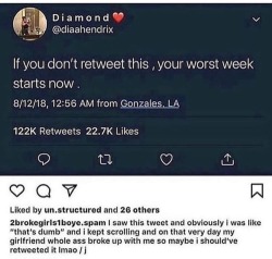 bando&ndash;grand-scamyon:  trillassthugga:  ijustamericant:  jahmyaa: Blame this guy named tony for this ok😭 Nah I’m reversing this cause I’m sick of these. Retweet to have a great week  ^^^  Thanks 