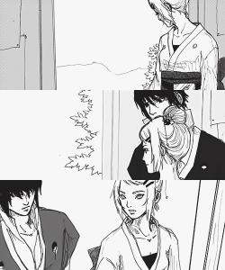 fuckyeahsasusaku: Sakura: You… Uchiha Sasuke… You really are troublesome! But don’t you ever forget that you are the source of my hapiness. Besides, you can always be the greater guy just like before. Right, Sasuke-kun? Sasuke: Really, Sakura. You’re