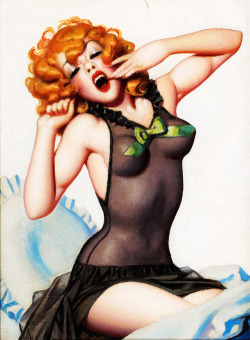 vintagegal:  Illustration by Enoch Bolles (x) 