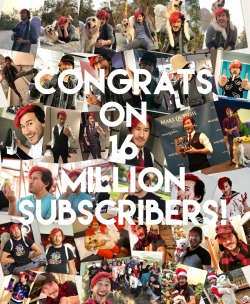briseptiplier:  Congrats to Mark for reaching 16 million subscribers! I am super proud of not only Mark but also this community for reaching milestones as big as this one. This is a community that I am so glad to be a part of. It’s changed my life for