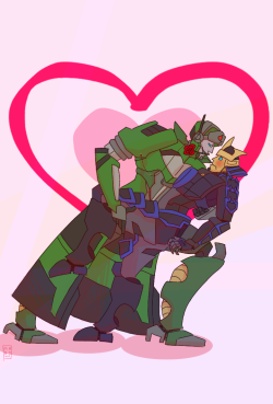 randommindedfandom: A very Happy Valentines Day!  And for this special day of hearts, I drew these bots with Who i ship them with! Of course, with their Valentine.  Swagnus and CrossDrift.  I can’t draw Fort Max’s Valentine yet so he’s lonely this