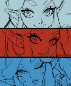 I wonder what these could be for&hellip;&hellip;. yeah theyre just a sneak peekof some Riju’s i did for a warm up~~~