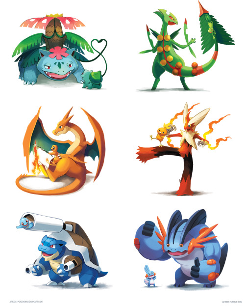 Mega evolution pokemon x and starters