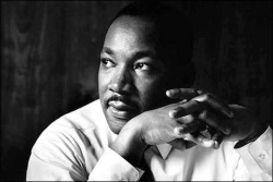 america-wakiewakie:  58 Tweetable MLK Quotes to Reclaim King’s Legacy by Drew Dellinger Use these with the hashtags #MLKalsoSaid &amp; #ReclaimMLK “All of us are on trial in this troubled hour.” — MLK (1968) King on police brutality: “We can