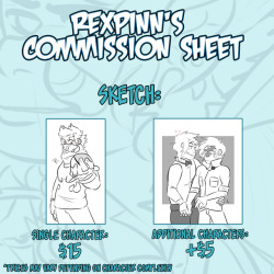 rexpinn:  My commissions are live again!email me if you’re interested!If you like and enjoy my work and want to support me, here’s my Kofi page X)https://ko-fi.com/rexpinn