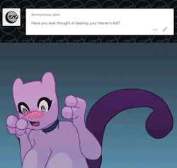 aislin-the-mewtwo:  Aislin: Do I really have to answer this? Professor Spectrum: Yes. Aislin: Um, every once in a while…    Final animation being reblogged from the ask blog, which I need to get back to work on. @_@Both animations From Clip studio were