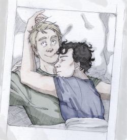 milfiepumpkin:  Sherlock doesn’t believe John when he tells him, that he is a cuddler… 