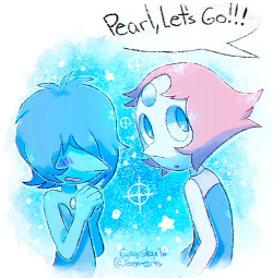 gen-arts:  Omg I love Blue Pearl ´v`I have an art block lately so i was thinking of request. send me requests relate of Steven Universe?  I need some idea. ;v;I choose if i like your request. thank you :3 