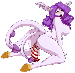 Christmas mystery gift for Sinarra of their babe Sinarra in her angelic formShe received gift #1, which was a lovely squirting candy cane suction dildo huhuhu~!“Clean” and “messy” versions