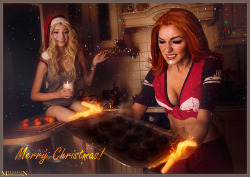 Christmas Cooking with LinaMerry Christmas, guys! Iris as LinaOlya as Crystal Maidenphoto by me  