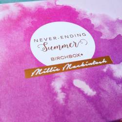 Just got this beauty in the post!  #birchbox #beauty #beautybox #milliemackintosh #collaboration #pink #cosmetics