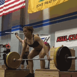 gritlikegabrielle:nonespark:chopstax:gifcraft:Darian Sperry 180 lb (81.65 kg) snatchJesus christ &lt;3the dudes losing their shit in the background.this gif makes me excited.OMG a crossfit gif with almost 100k notes. And how cute is this!