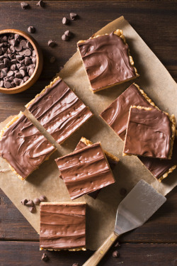 verticalfood:  Chocolate Peanut Butter Rice Krispie Bars 