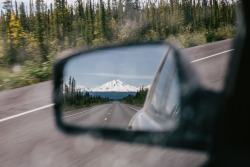  On and off roads for the next few days, but I’m looking forward to catching up with everyone next week. Mt Drum from the Glenn Highway, Alaska 