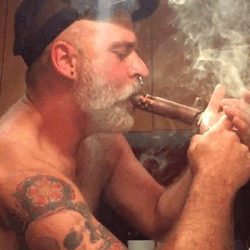 cigar-smoking gay pig