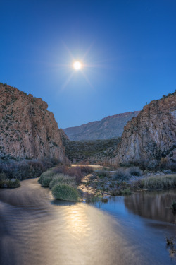 russmosis:  Salt River Moon…Salt River Canyon, Arizona 