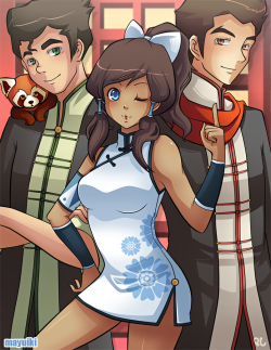 jellypuffish:  korra because why not?  because Korra that&rsquo;s why~ &lt;33333