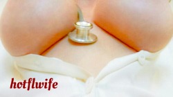 hotflwife:  You having trouble finding a heartbeat? Maybe youâ€™re using the wrong instrument!!! 