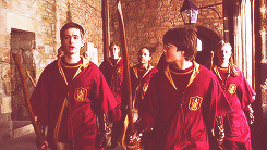 skyes-johnson:   Harry Potter meme: one house// Gryffindor // Perhaps you belong in Gryffindor, where dwell the brave at heart. Their daring, nerve, and chivalry set Gryffindors apart.  