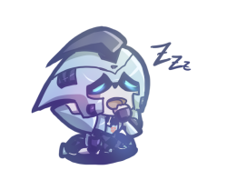 darksidekelz:  Too tired for anything fancy tonight.  Went to Cybfest today, and it was fabulous!  But now is sleep. Busy day tomorrow. Maybe I should just, do a series of sleepy chibis, since I keep gravitating towards them anyway 