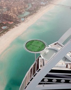terrybohan:  Tennis Court, Burj Hotel Dubai