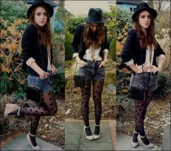 fashion-tights:  You’ll be the rythm and I’ll be the beat (by Francesca .)