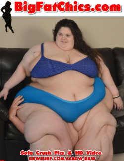 bbwsurf:In this newest update sexy pear shaped USSBBW BiBi finds a seat on the sofa and uses her massive girth and wide hips to sit on his face, smother him and crush his chest all at the same time! www.bigfatchics.com  is one of the oldest SSBBW fetish
