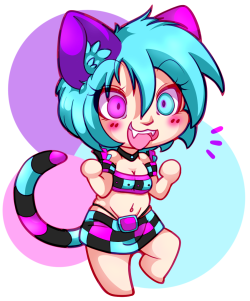 slugbox:  hollyjollyart:  She ‘bout to pounce on your snacks. Vomi Agogo 2014. She’ll lead us into a new year of waifu’s.  please get a hold of yourself everyone. 