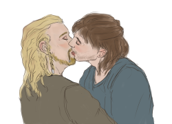 ilonsdoodles:  Little sketch before going to bed. asdasfg my babies, I need the next movie NOW!  Good night♥ (had reference for the mouths, because kisses are hard…) 