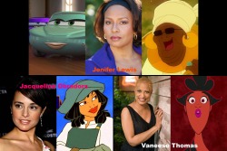 ursulatheseabitchh:  user-in-the-grid:  marrymejasonsegel: Women of color and the Disney characters they have played.  I thought color didn’t matter. Black, white, Asian, Hawaiian, and everything else in between—there are great voice actresses for