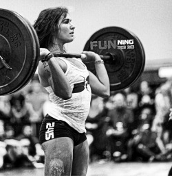 crossfitters:  Lauren Fisher. Photo by FUNning