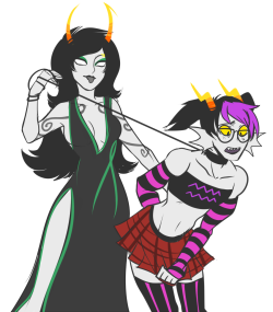 ymsnsfw:   Happy your-birthday-is-pretty-soon, underhuntressmoon! There isn’t enough March Eridan smut on the internet, and I commissioned Maf to make us some! 