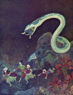 magictransistor:  Edmund Dulac, Stories from The Arabian Nights, 1907.