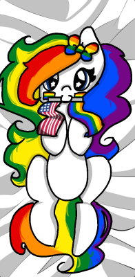 ask-usa-pony:  bonus:SHE IS GAY GAY GAYSHE LIKE LONG BIG BACONSSHE IS SUPER SUPER GAYSHE LIKE LONG BIG BACONS(thank you all for joining the stream!! i have enjoyed making this piece so all the homos!!!)  xp yay ^w^