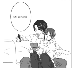 sasuke-heichou:  translated by me T/N since my friend seems to be under the assumption that i’m in a torturous mood for posting all those sad doujins and I can’t blame it on finals week. I’m proving her wrong.  Take that shit-suji. Happy enough