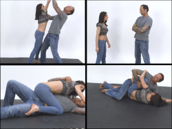 “Sophie Frank Wrestling” is now available at www.seductivestudios.comIn this custom video Frank and Sophie wrestle to see who can come out on top! Sophie is very strong and tough and she puts up a great fight as the two roll around on the mat.Running
