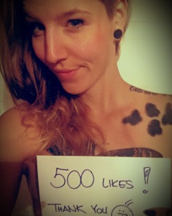 Danke fÃ¼r 500 Daumen bei FB ðŸ˜Ž  Check My Site : https://www.facebook.com/LisaR.tattoo