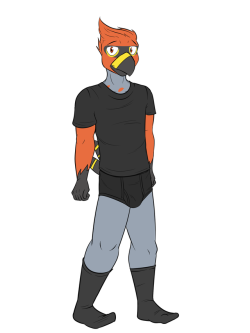 Anthro version of my egg hatcher Talonflame
