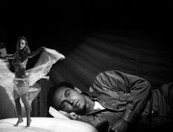 nitratediva:  Vera Zorina dances for a G.I.—in his dreams—in Star-Spangled Rhythm (1942).   