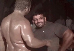 indianbears:  SEXY PROFESSIONAL MUD WRESTLER: INDIAN BABYFACE BEAR: NISHANT THAKUR.   Probably the only dedicated INDIAN BEARS blog in Tumblr: http://INDIANbears.tumblr.com/