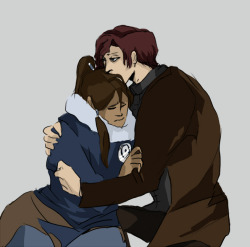kavos-plz:  orocoro asked you: you should draw tahno comforting korra bc idk I want you to so there       What if Aang never showed up. I always thought Tahno would be horrible with comforting, like you can tell in this picture he’s thinking “Korra’s