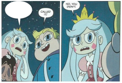 Young Moon Butterfly reacts to shocking Plot Twists.Young River Johansen feigns intelligence.Young Moon Butterfly isn’t having any of it.Feel free to use the above template with your shocked proclamation of choice.Based on these panels from the Star