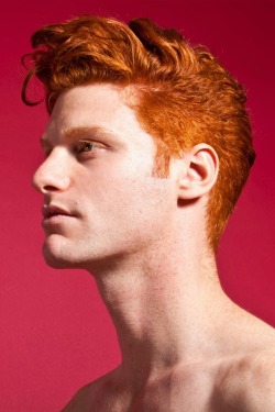 creppy-in-a-can:  mansexfashion:  RED HOT Photography: Thomas Knights   Enjoy on Facebook   *stares at the last one*Freckles…YOU’RE HOT! 