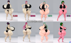 supertitoblog:  ST BABES-THICC Series 2Here is the 2nd group of ST Babes for the ST BABES-THICC collection. I will be doing a set of 8 babes per group. I will most likely do every character in these outfit. So there is a chance to see you favorite ST