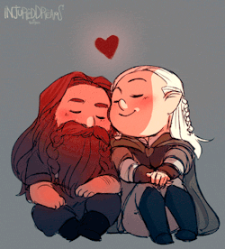 injureddreams:  &ldquo;You make my heart sing&rdquo; I’m in a very sappy mood. So have some chibi-fluff. There can never be enough fluff of these two~. this is a GIF if it doesnt work click on it~ :&gt; 